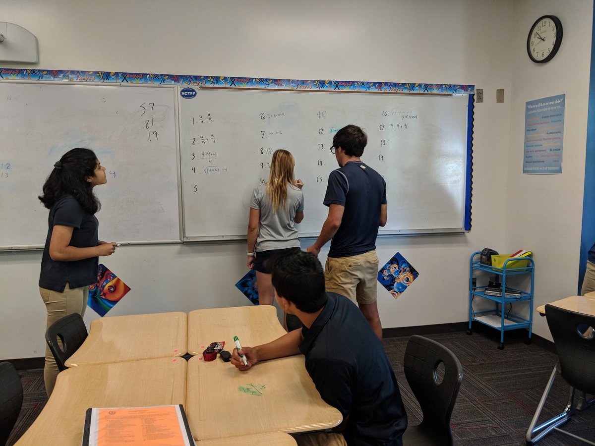 Mackenzie Wasylyna (@mathkenzie) on Twitter photo The best thing that I saw today was students THINKING CREATIVELY #four4schallenge #PLPpride <a href="/HoffPhD/">Timothy Hoffman, PhD</a> The best thing that I saw today was students THINKING CREATIVELY #four4schallenge #PLPpride <a href="/HoffPhD/">Timothy Hoffman, PhD</a>