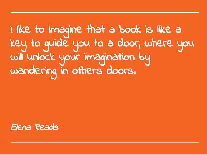 elena_reads's tweet photo. Day 5 of WOW. This quote is from ME! 😁
#elenareads #weekofwisdom #quote #quoteoftheday #myquote #books #wisdom #imagination https://t.co/SKn8u9F2z1