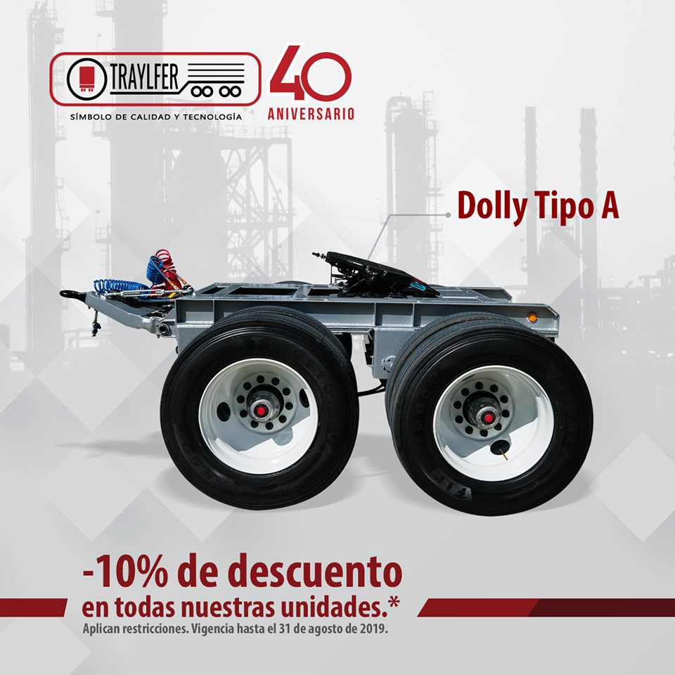traylfer's tweet photo. Nuestro #DollyTipoA cuenta con un eje de 30,000 lbs para mayor resistencia a la ruptura, además del respaldo de 40 años de experiencia ofreciendo las mejores unidades. 
Comunícate a ventas@traylfer.com o al 800 710 3129 para más información.
#Traylfer #Transporte #Dolly https://t.co/UdilPEJppx