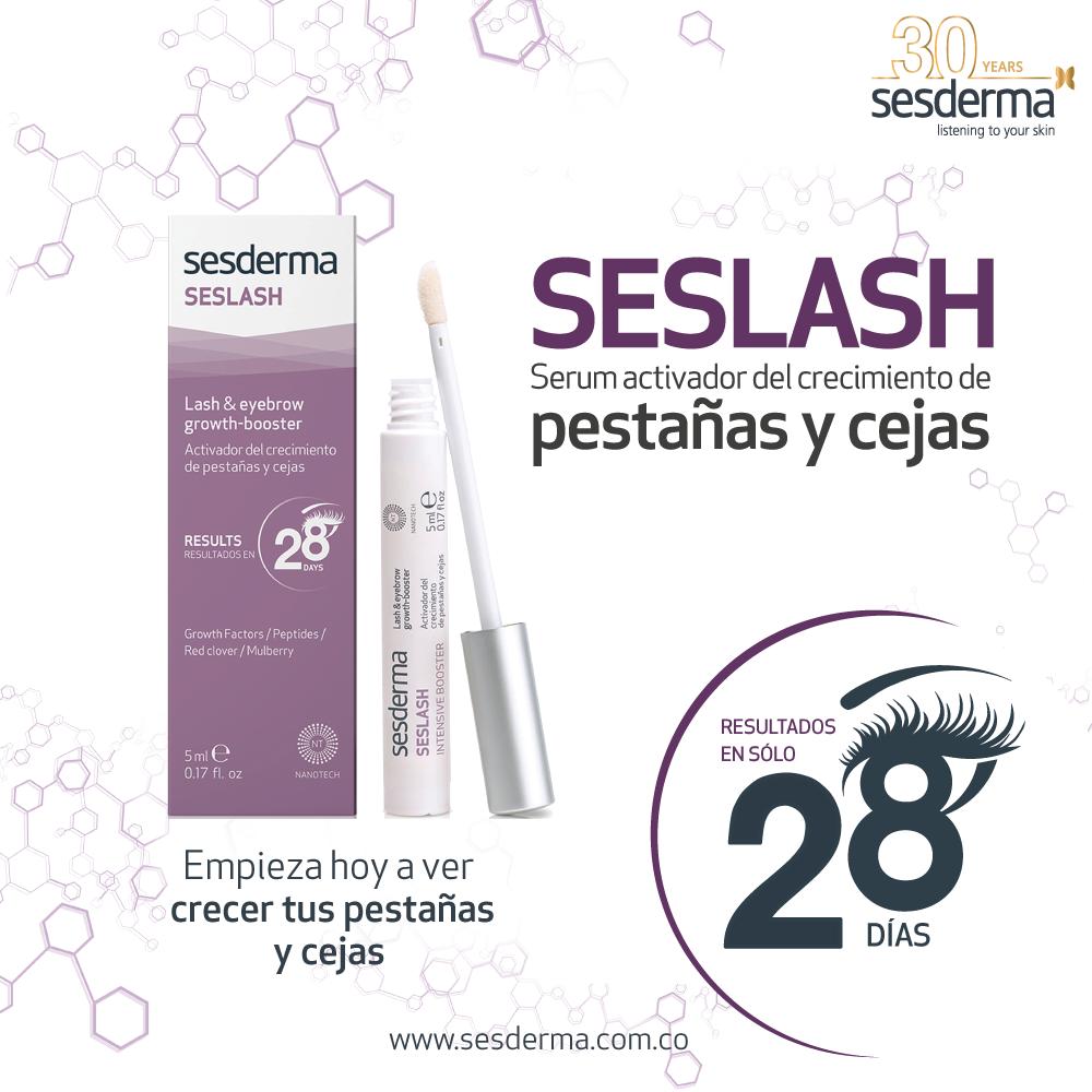 SesdermaCol's tweet photo. Empieza hoy a ver crecer tus pestañas y cejas con #SESLASH, gracias a la combinación de activos como factores de crecimiento, extracto de Morus alba, trébol rojo y péptdos, prolonga el ciclo natural de crecimiento de las pestañas. Además su completa fórmula con ácido hialurónico https://t.co/5uHpFyJ6Oy