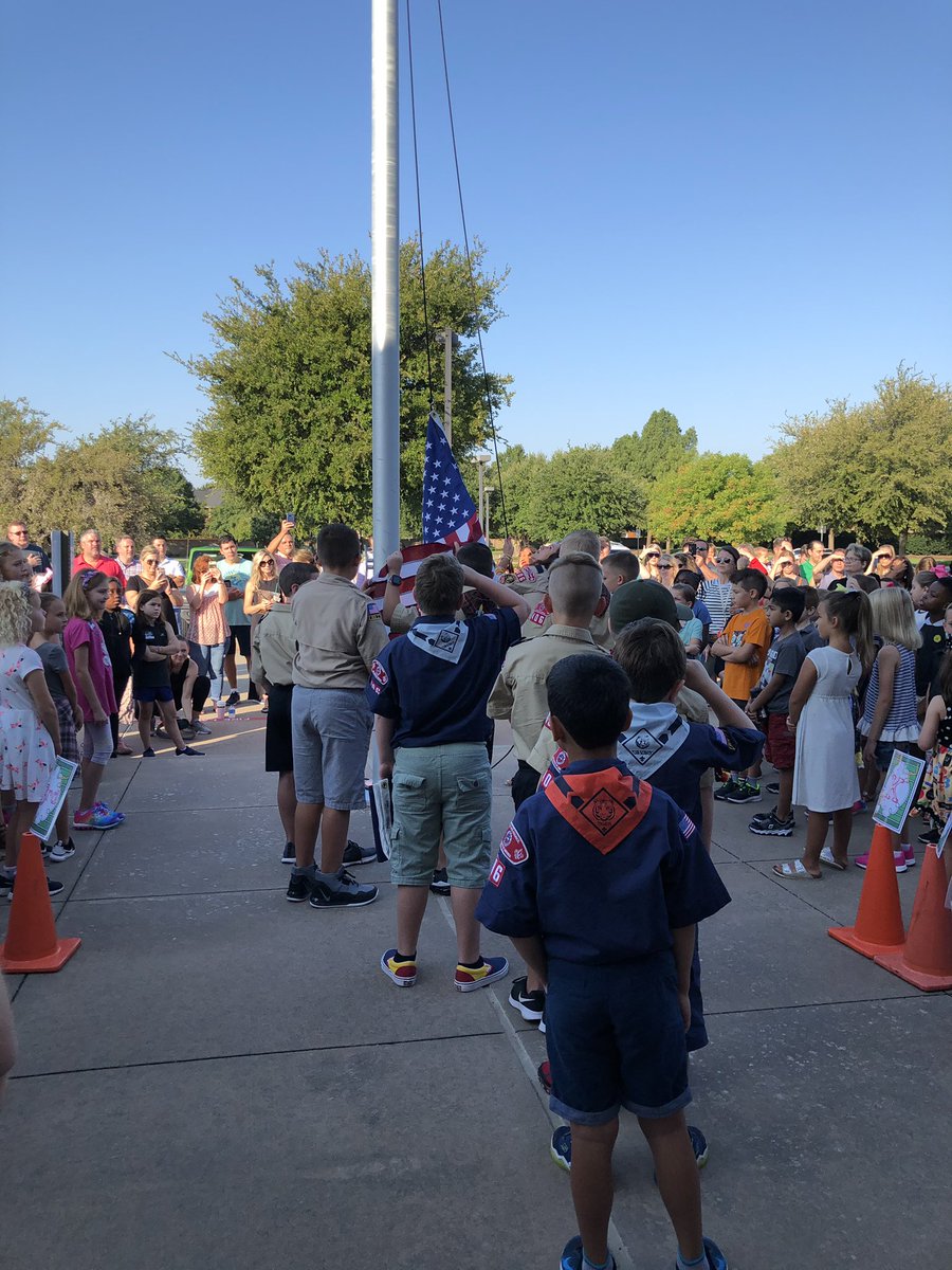 Our 11th annual flag raising ceremony was PAWsome! I can’t think of a better way to kick off a great year! A special Thank You to our scout troop! <a href="/BennettBears/">Bennett Bears</a>