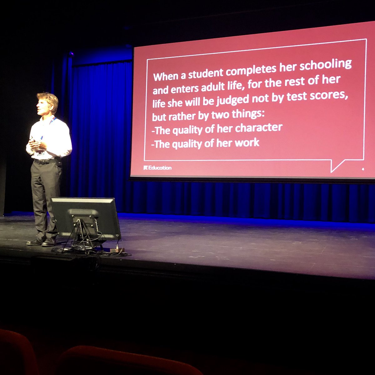 What matters most - character and craftsmanship <a href="/RonBergerEL/">Ron Berger</a> #iOTF6