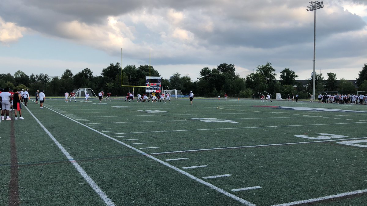 First football scrimmage of the year. 
#oneedison
#EaglePride