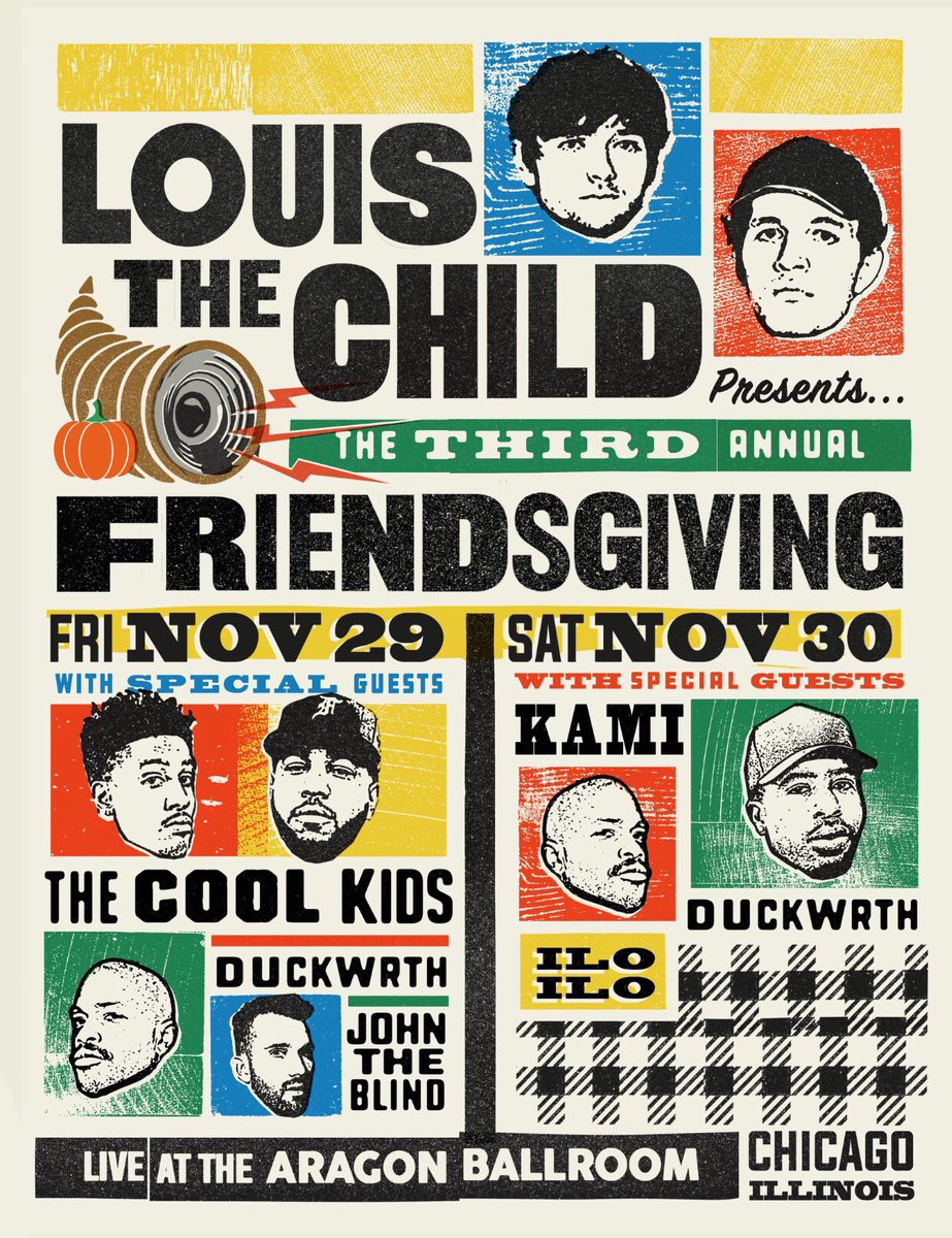 JohnHenryRyan's tweet image. Where you spending Friendsgiving this year ? louisthechild.com/tour