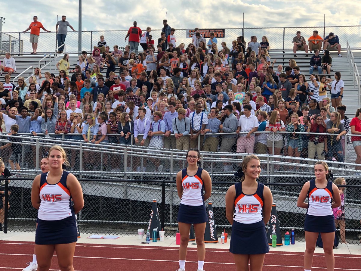 RaiderUpdates's tweet photo. Don’t tell the Raider Student Section that this is just a scrimmage! ⁦@Raider_SS⁩ #TogetherWeWill https://t.co/5AwJLs0KPX
