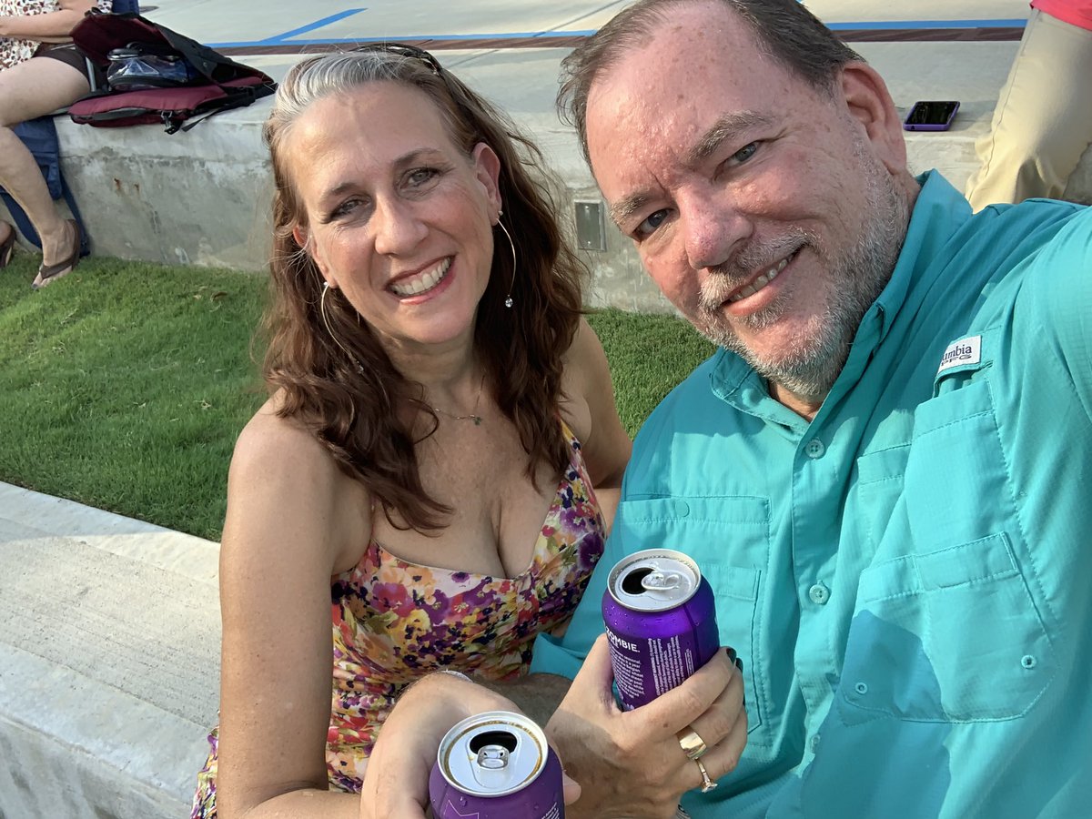RedneckontheRun's tweet photo. My blind date tonight! Who knows, he might be a keeper.  Having a great time at @tokyojoeband tribute to Elton John “Rocketman” listening to a great local @PTMMusic before the main event. #dateyourspouse #nobabiesforus #emptynest #memories https://t.co/SwlIGqv0EU