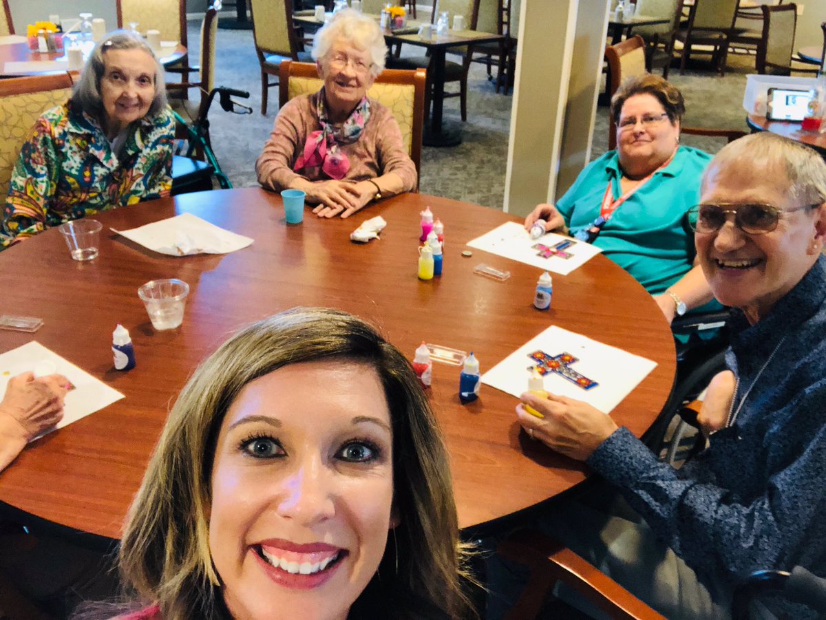 HC_LivingBetter's tweet photo. Arts, crafts and life lessons. Not a bad way to spend her second “first day”! #13firstdays https://t.co/oPHaf13Hok