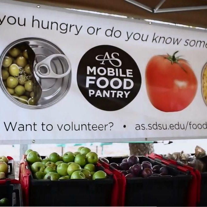San Diego Food Bank On Twitter The As Sdsu Mobile Food Pantry