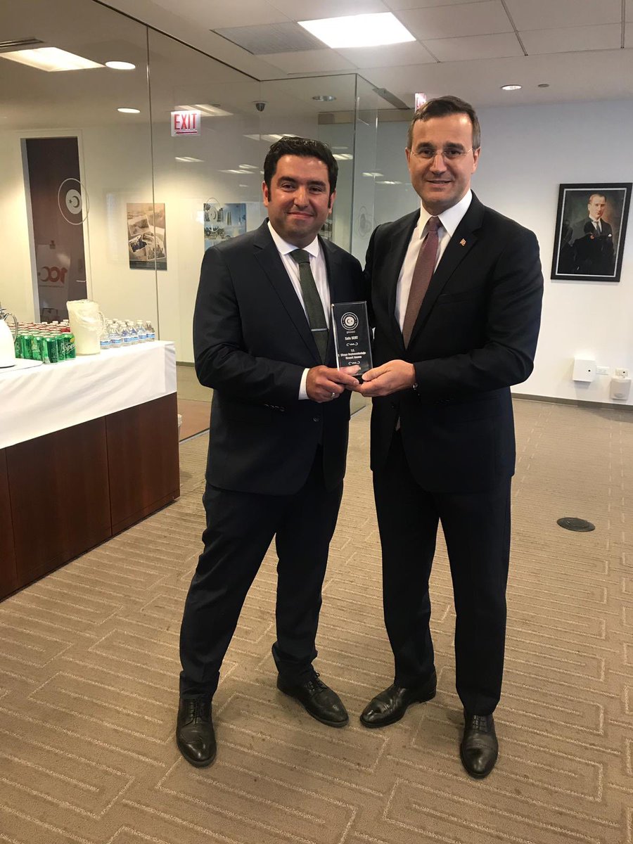 TC_SikagoBK's tweet photo. Today we bid farewell to our dear colleague Vice Consul @safasert who has made outstanding contribution to our work since the first day he assumed office in 2015. 

We wish Vice Consul Sert &amp; his beautiful family the best of luck and every success in their future endeavors. 🙋🏻‍♂️🇹🇷 https://t.co/ZbDeAHcFIo
