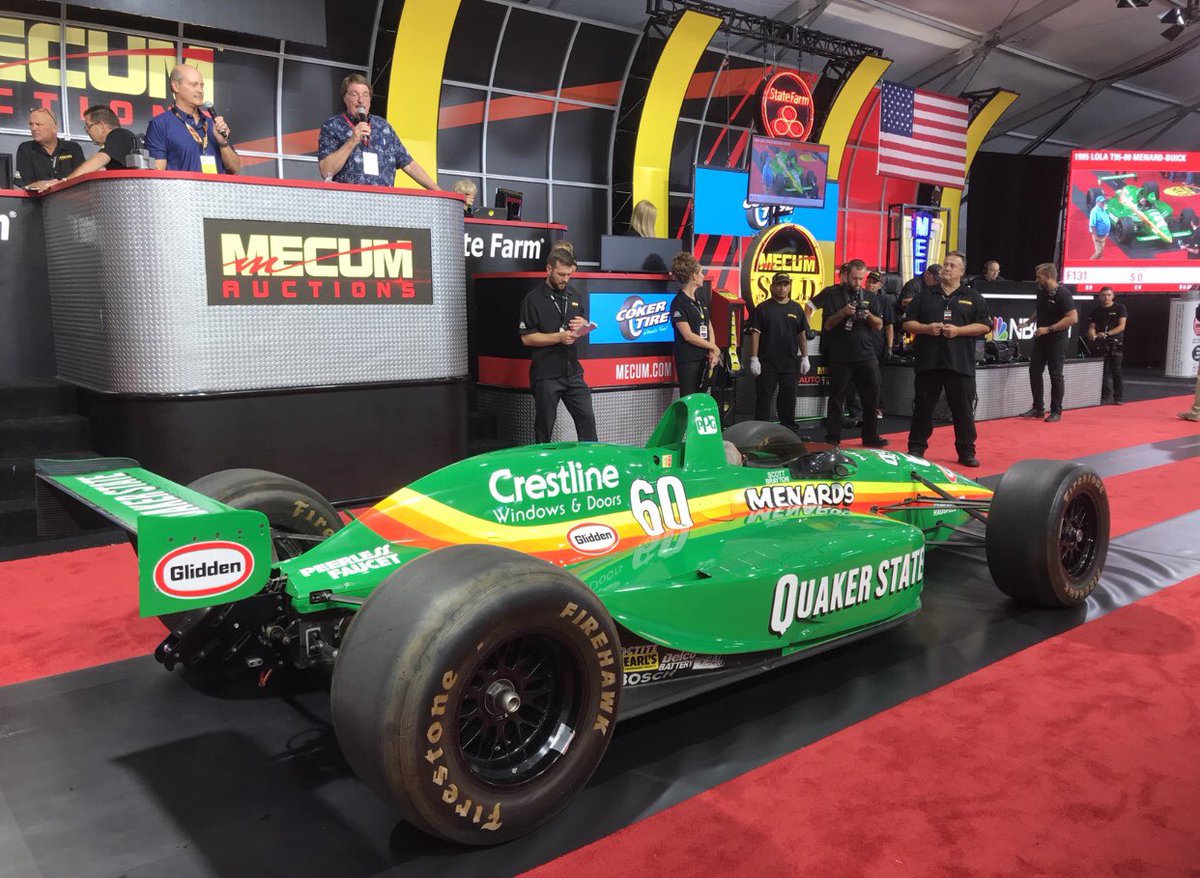mecum's tweet photo. 🏎💨🏎💨🏎💨

Any #IndyCar fans in the house? 

The 4 cars from The Mitch Kruse Indy Car Collection crossed the block this afternoon.

Click the link to see the results: https://t.co/CqEM8PsSaY

#MecumMonterey #Monterey #CarWeek19 #Mecum #MecumAuctions #WhereTheCarsAre https://t.co/XD7VlmqElY