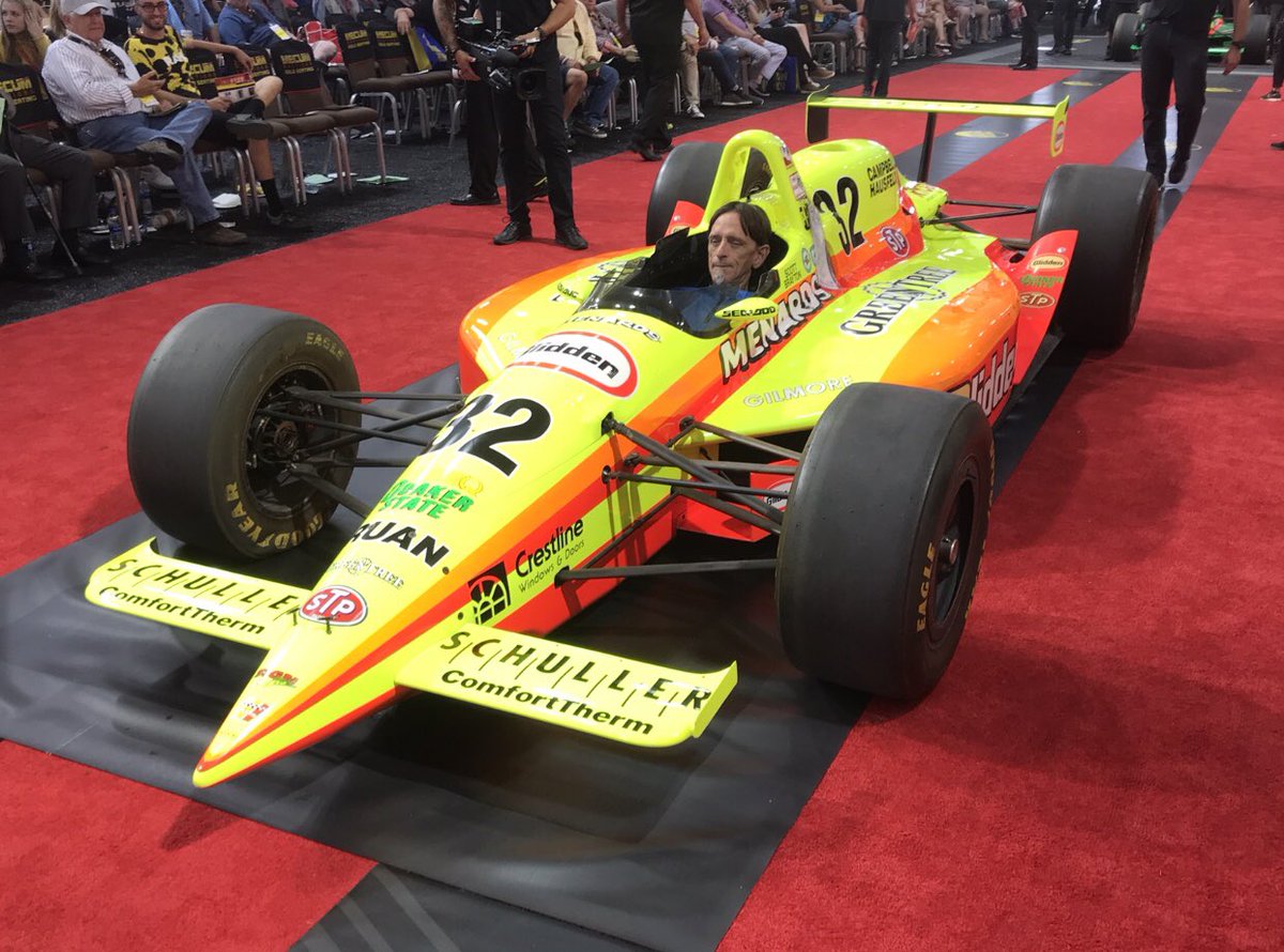 mecum's tweet photo. 🏎💨🏎💨🏎💨

Any #IndyCar fans in the house? 

The 4 cars from The Mitch Kruse Indy Car Collection crossed the block this afternoon.

Click the link to see the results: https://t.co/CqEM8PsSaY

#MecumMonterey #Monterey #CarWeek19 #Mecum #MecumAuctions #WhereTheCarsAre https://t.co/XD7VlmqElY