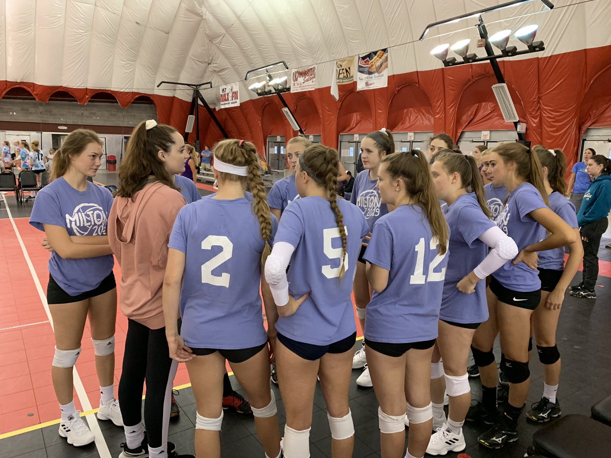 MiltVolleyball's tweet photo. 3-0 today!!!!!! let’s get after it tomorrow 🤩😈 https://t.co/okoHYIh3yY