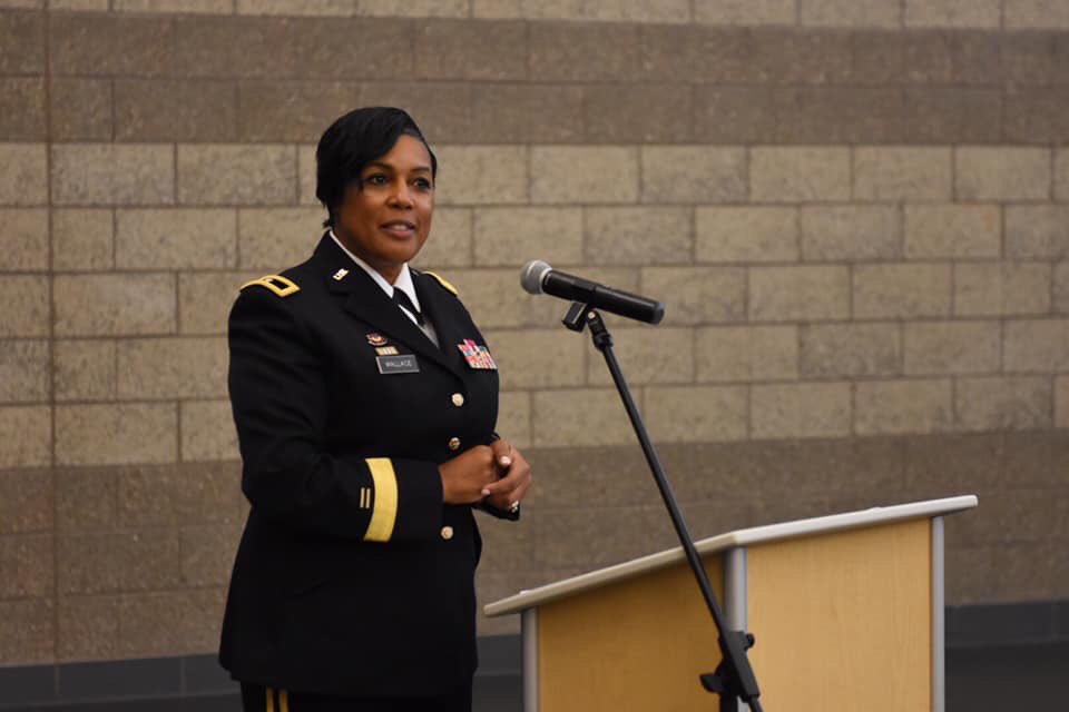 IndianaESGR's tweet photo. Thank you to @88RDBlueDevils’ BG Patricia Wallace for joining us at today’s @ESGR #BreakfastWithTheBoss. BG Wallace was our guest speaker and we were honored to have her, along with many wonderful Hoosier employers, in attendance at the @310Esc center in Indy. https://t.co/SiDfCbQv1F