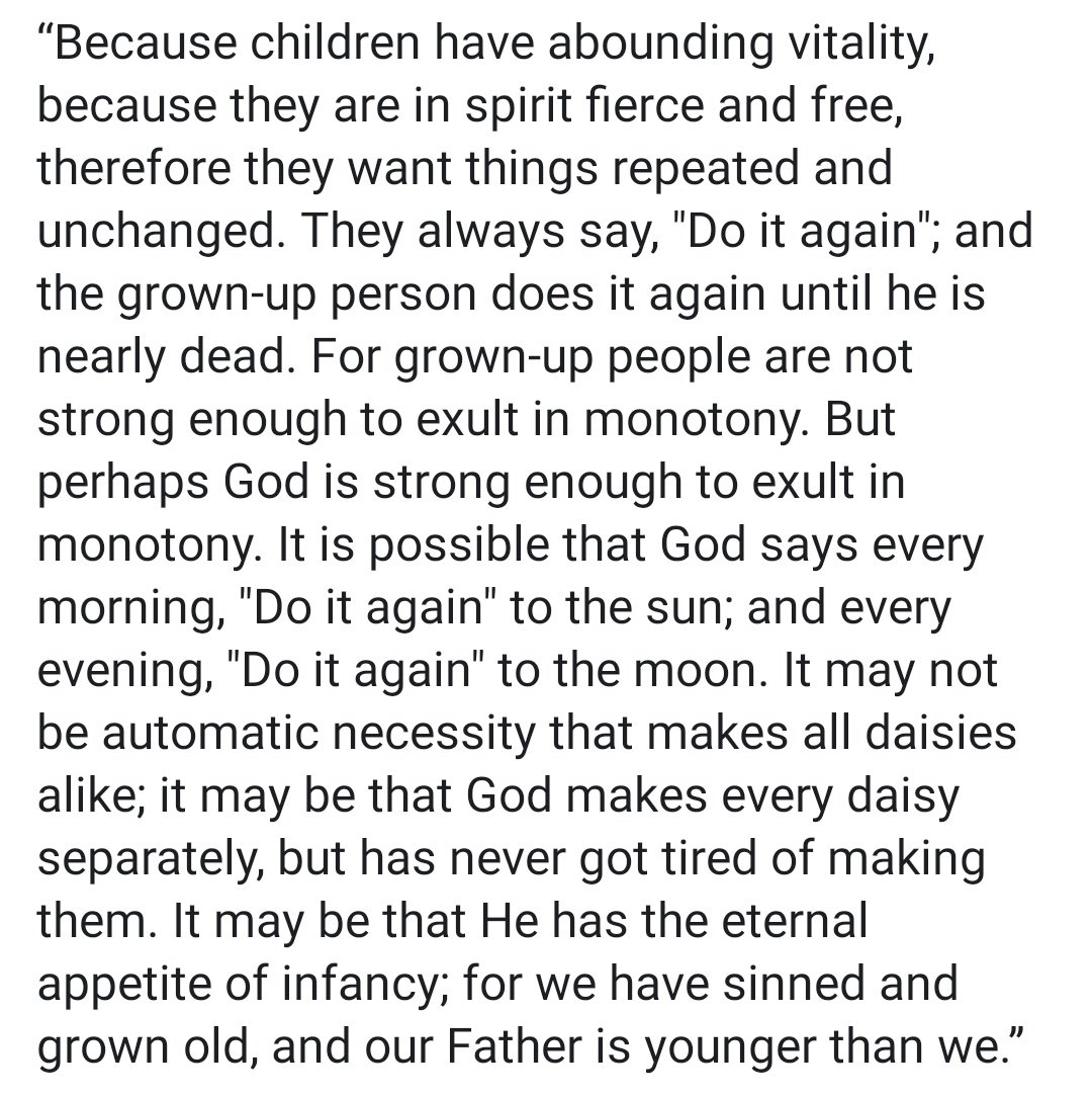 From G.K. Chesterton's "Orthodoxy":