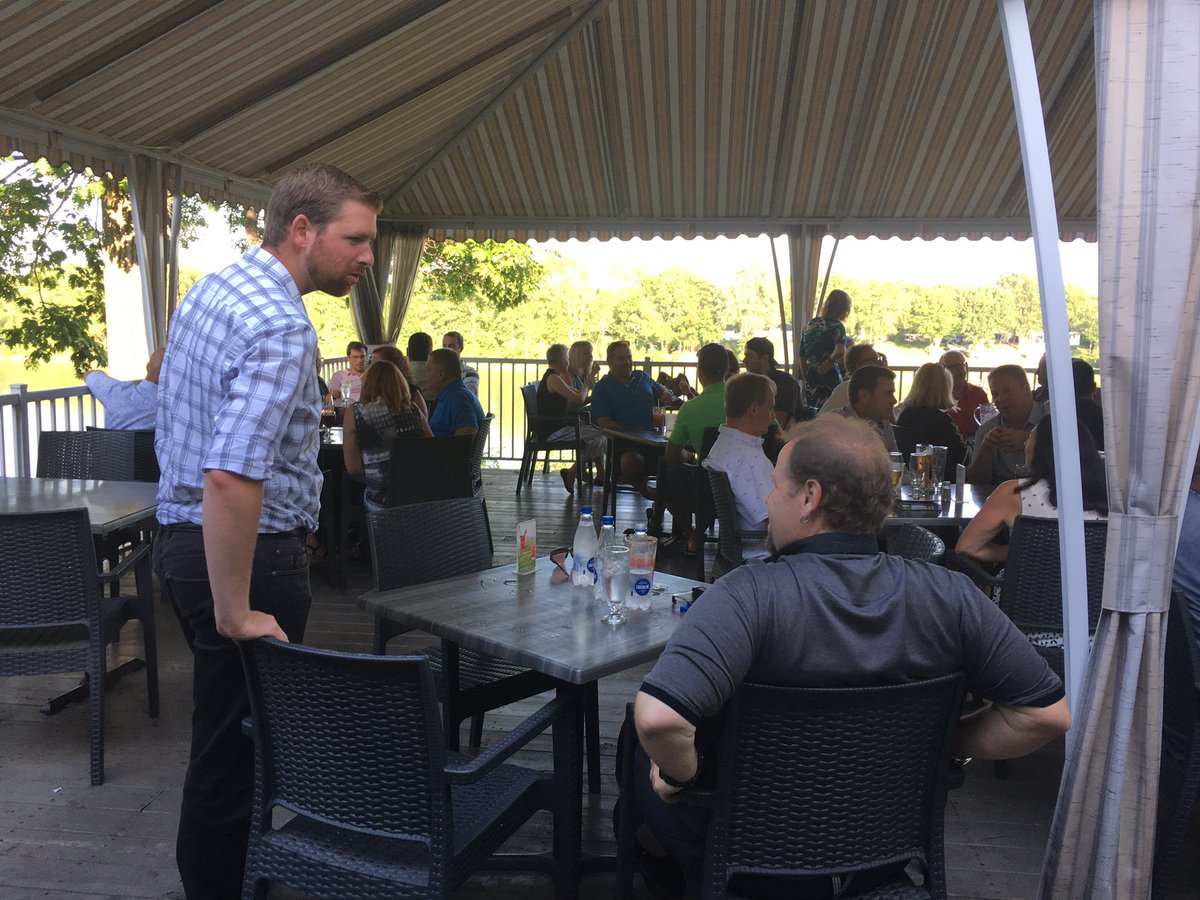 XBarsalouDuval's tweet photo. Très belle journée pour le tournoi de golf annuel de l’association des gens d’affaires de #StAmable.
Les participants se racontent entre eux leurs bons et moins bons coups tout en discutant des enjeux de leurs entreprises respectives! https://t.co/KXbJF9vJIr