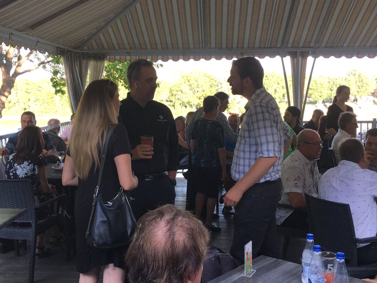 XBarsalouDuval's tweet photo. Très belle journée pour le tournoi de golf annuel de l’association des gens d’affaires de #StAmable.
Les participants se racontent entre eux leurs bons et moins bons coups tout en discutant des enjeux de leurs entreprises respectives! https://t.co/KXbJF9vJIr