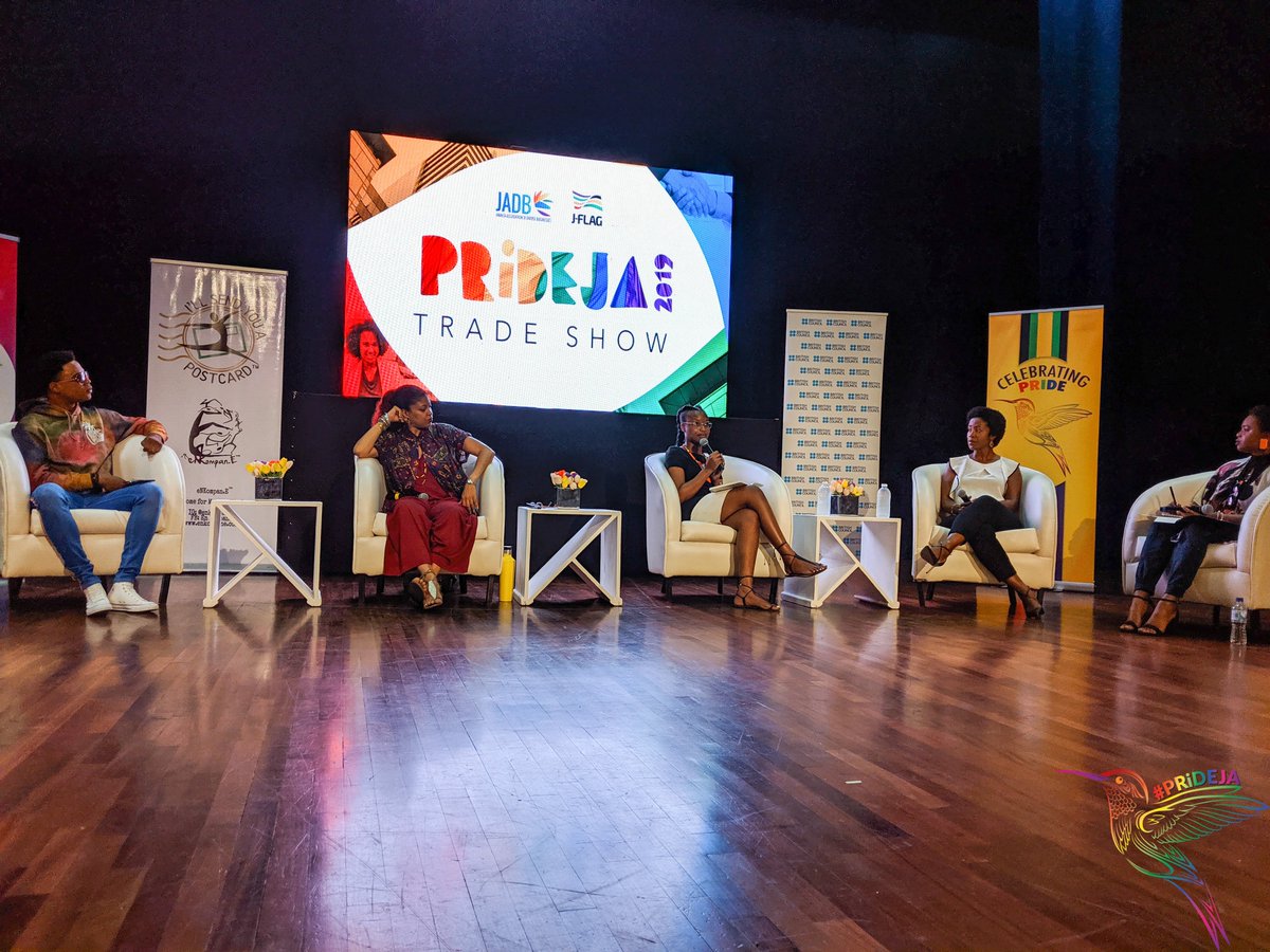 EqualityJa's tweet photo. Our community entrepreneurs and allies were on display at #PrideJA2019 Trade Show & Forum. We learned a great deal about the creative industries then danced the night away while drinking margaritas.
The official pics from #PrideJA2019 Trade Show & Forum are now on Facebook. https://t.co/fmvRcghs6t
