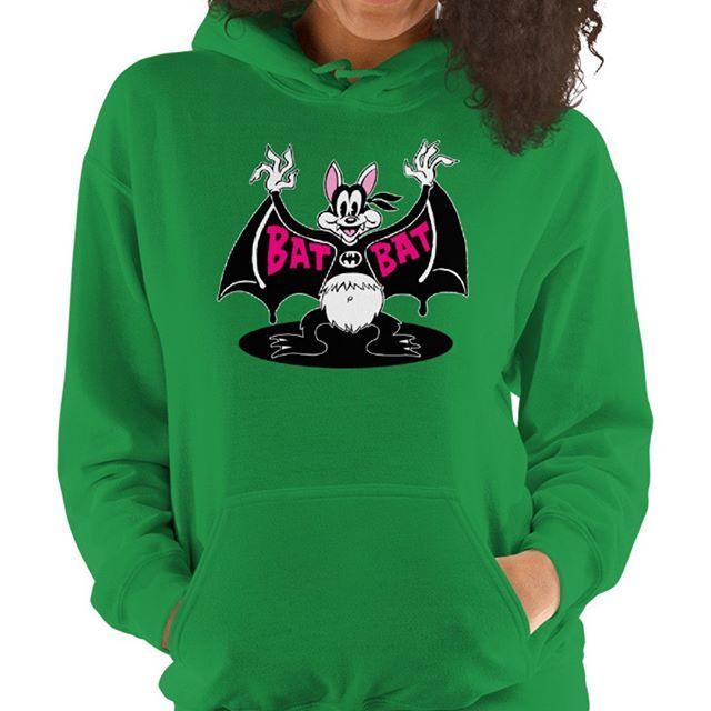 rossRadiation's tweet image. New merch is slowly being added to "radiationart.com" , full range available soon! ... one day 
#batbat #hoodie #tshirt #bat #cartoon ... weirdgalaxy.com