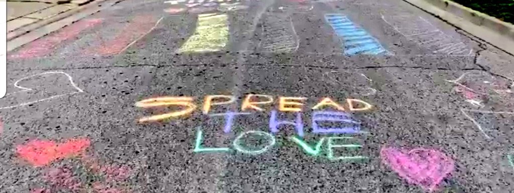 Some beautiful screenshots from <a href="/LdnOntFire/">London Fire Department</a>'s video in <a href="/oevca/">Old East Village CA</a> today. The community really has come together and shown how strong and connected they really are. ❤️ #oevstrong #ldnont #together