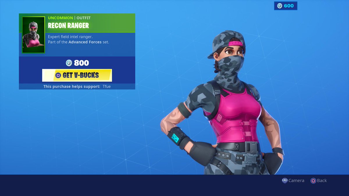 Cryofuu's tweet photo. Fortnite *NEW* Recon Ranger Skin https://t.co/gYqBOgV5Mc