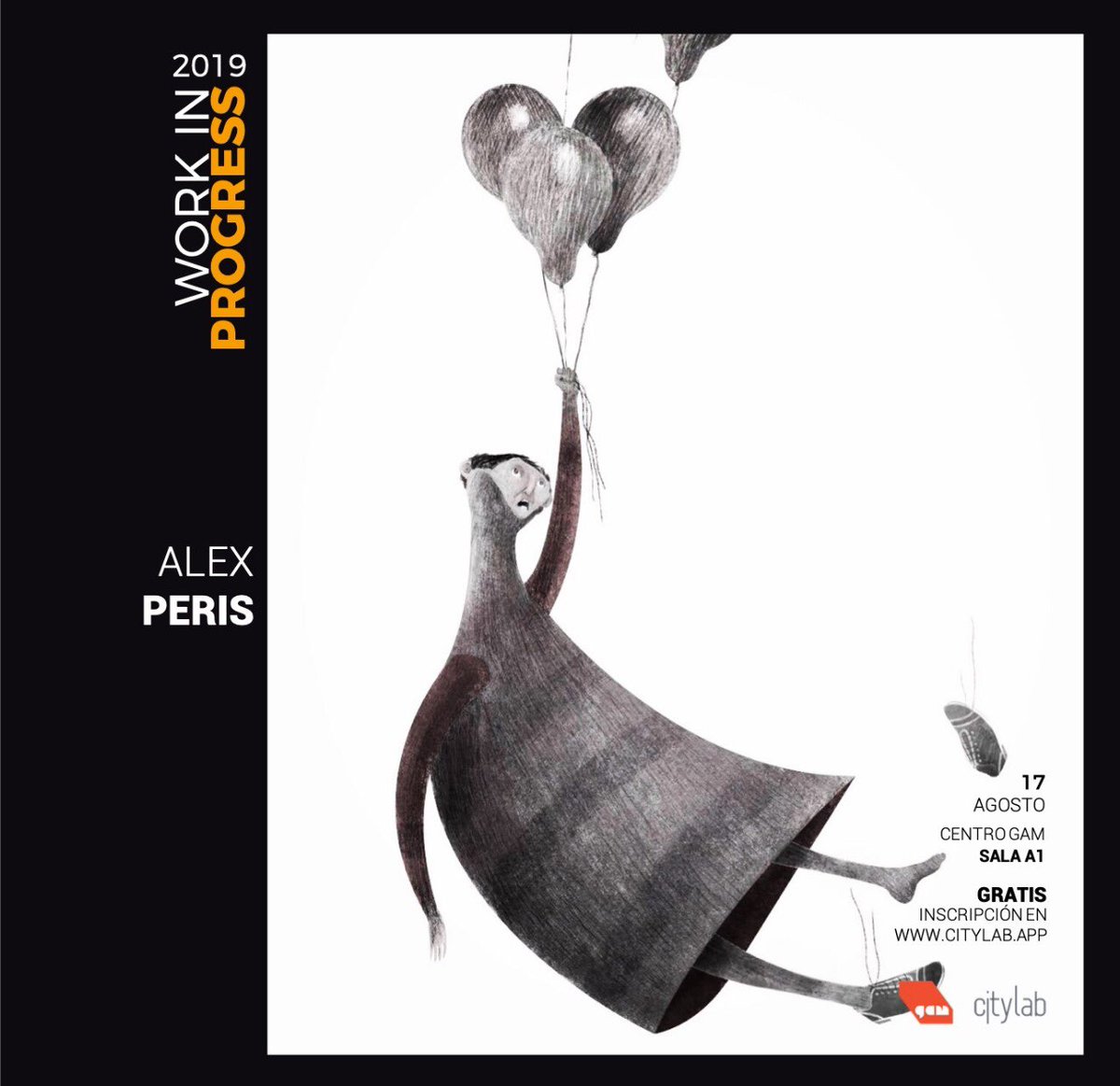 Sábado 17 El ilustrador #alexperis va estar juntos a nosotros en la segunda versión de #citylabwip #workinprogress hablándonos de su trabajo 

Inscripciones gratuitas en la nueva Web citylab.app
