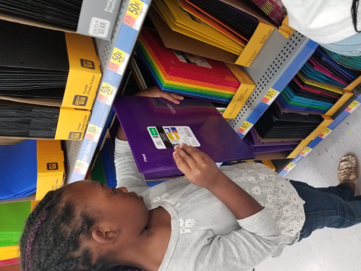 CrunchyDisneyMa's tweet photo. Hey @Walmart I can't leave your store. My kid feels compelled to sort all the folders in rainbow color order. Tried to bribe her with the toy aisle. Didn't work. If I get her to leave, she'll be back when she's old enough for a job. https://t.co/YnwIBREpRX