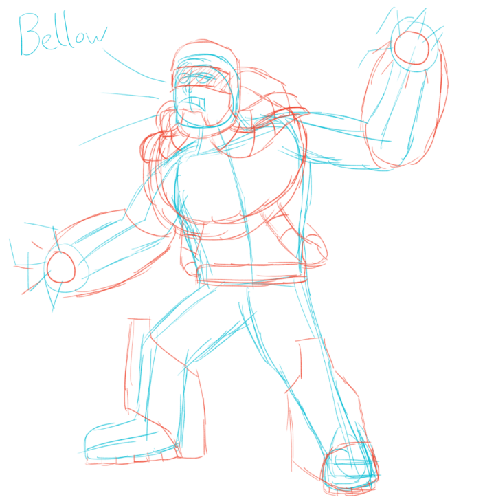 OrcTheGamer's tweet image. Been feeling better and better about my digital art recently and tonight I streamed my art for the first time...I&apos;m feeling really happy!

Have a sketch and final version of the villain I designed tonight!😄