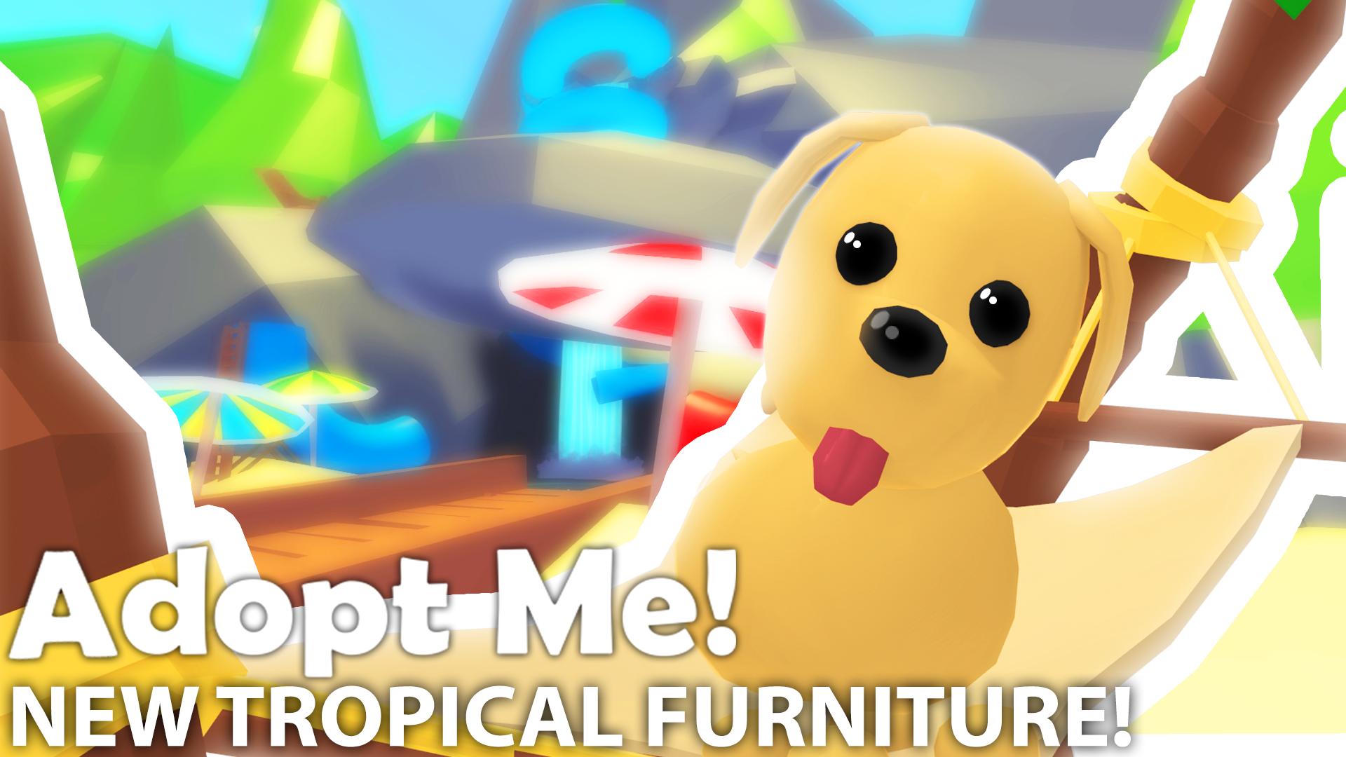 Bethink On Twitter New Tropical Furniture Is Now In Adopt Me