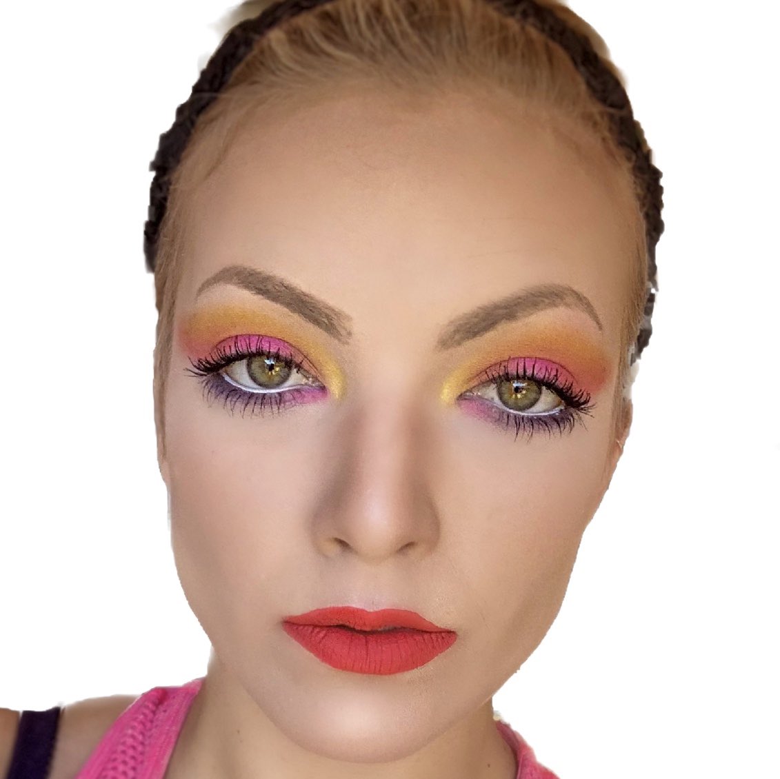 blackstarrmu's tweet photo. Orange Sorbet 🍊
@JeffreeStar #Jawbreaker Palette #StrawberryCrush #NorthernLights #MagicStar concealer and powder
@ABHcosmetics @norvina1 #ContourKit #Dipbrow
@MakeupRVLTN foundation https://t.co/5OdXl34CyF