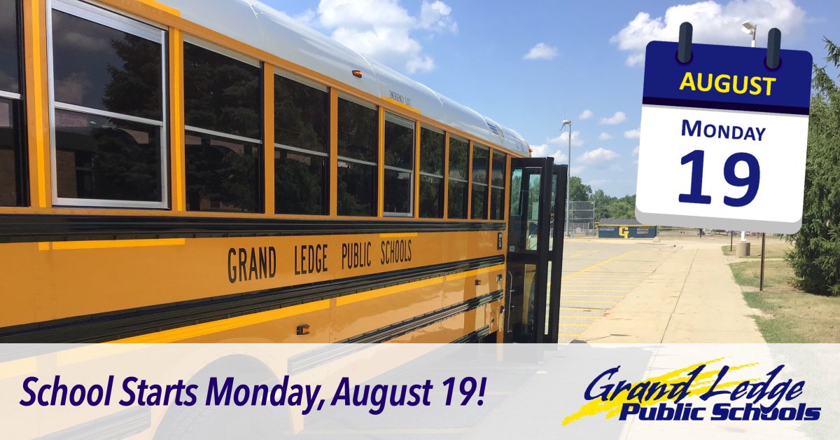 GLPS_rightnow's tweet image. School starts Monday, August 19! 

Also, remember that Monday is a HALF-DAY of school.  

Start &amp;amp; release times at glcomets.net/parentcommunit…

Enjoy your last weekend before the kids return to school!

#proudtobeacomet