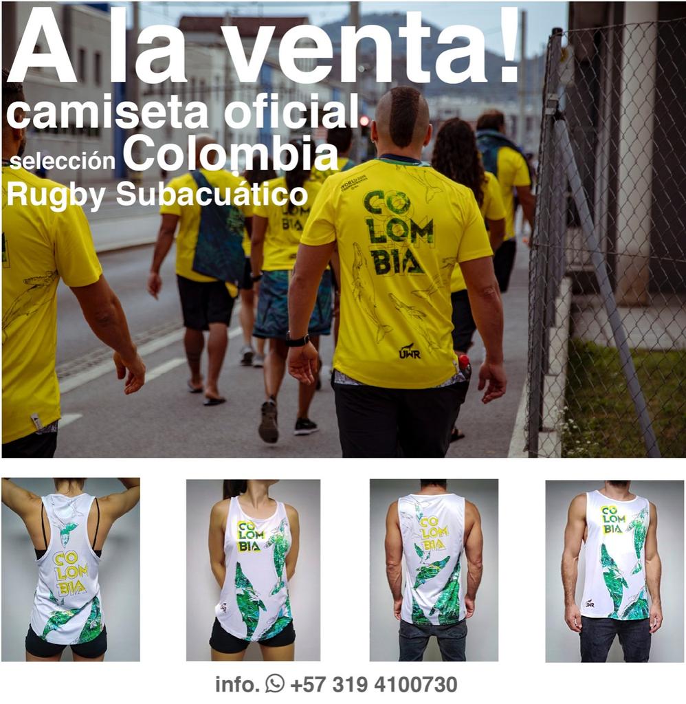 Orios8's tweet photo. ¿Recuerdan que la Selección Colombia se coronó campeona en el MUNDIAL de Rugby Subacuático?

Pues están vendiendo camisetas del equipo. Oportunidad para ayudarlos, expresarles nuestro apoyo y recordar el hecho histórico.

Si no puede ayudarles comprando, les ayuda mucho dando RT. https://t.co/pkTemeVTdi