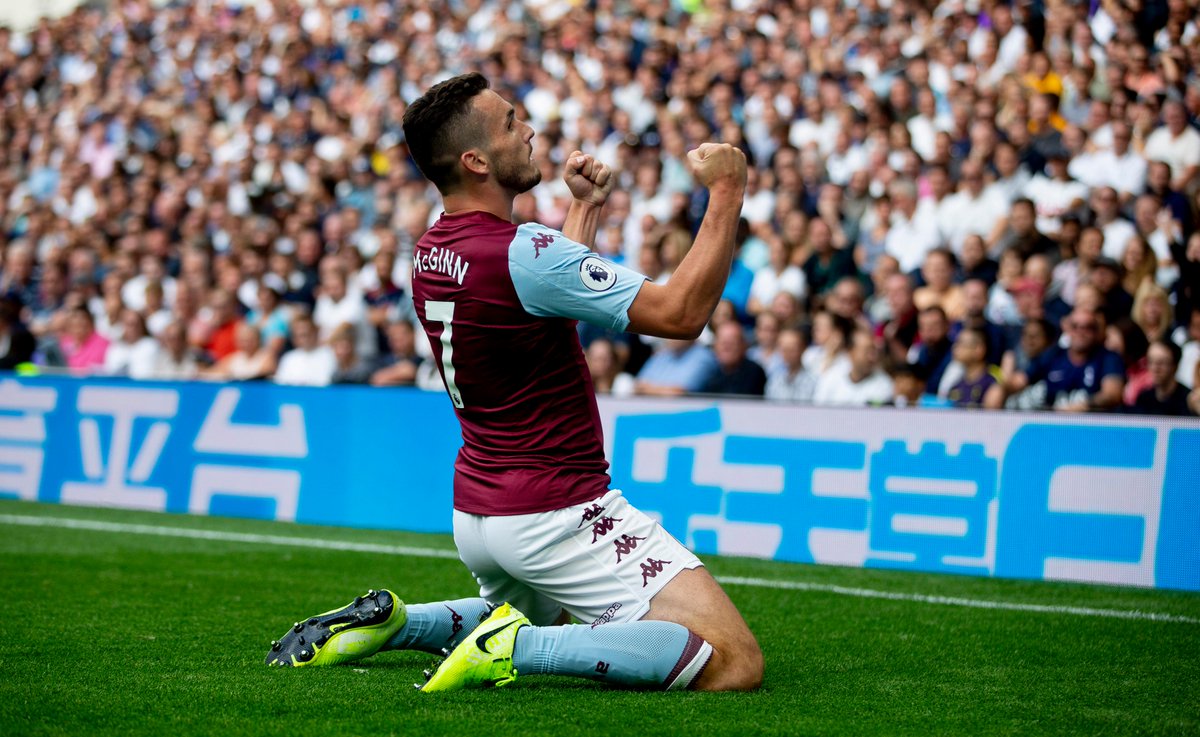 premierleague's tweet photo. A goal against Bournemouth would make @AVFCOfficial's John McGinn the first Scotsman to score in his opening 2️⃣ #PL appearances 

#AVLBOU https://t.co/jjRN7K3vXq