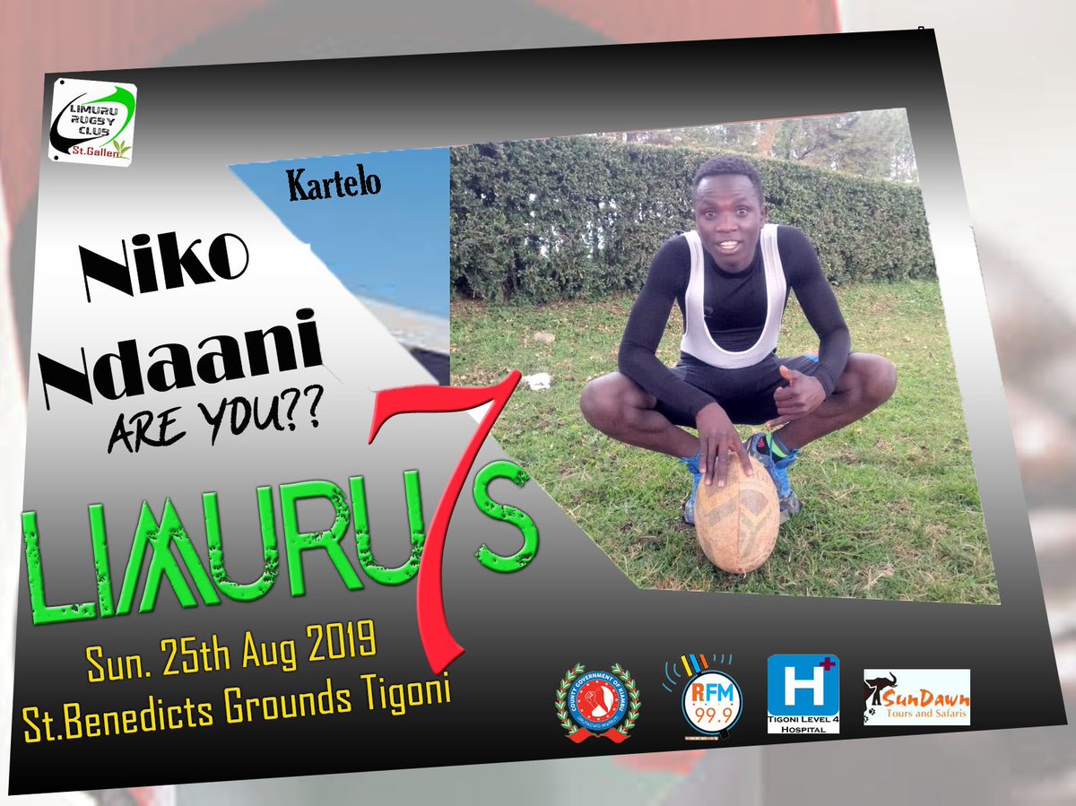 LimuruR's tweet image. Confirmed attendance

#Limuru7s 

#NikoNdaani 

#TwendeLimuru
#10over10