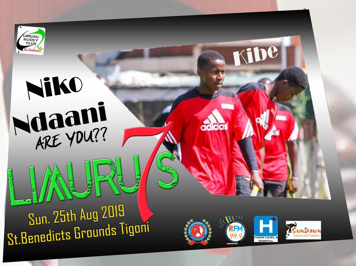 LimuruR's tweet image. Confirmed attendance

#Limuru7s 

#NikoNdaani 

#TwendeLimuru
#10over10
