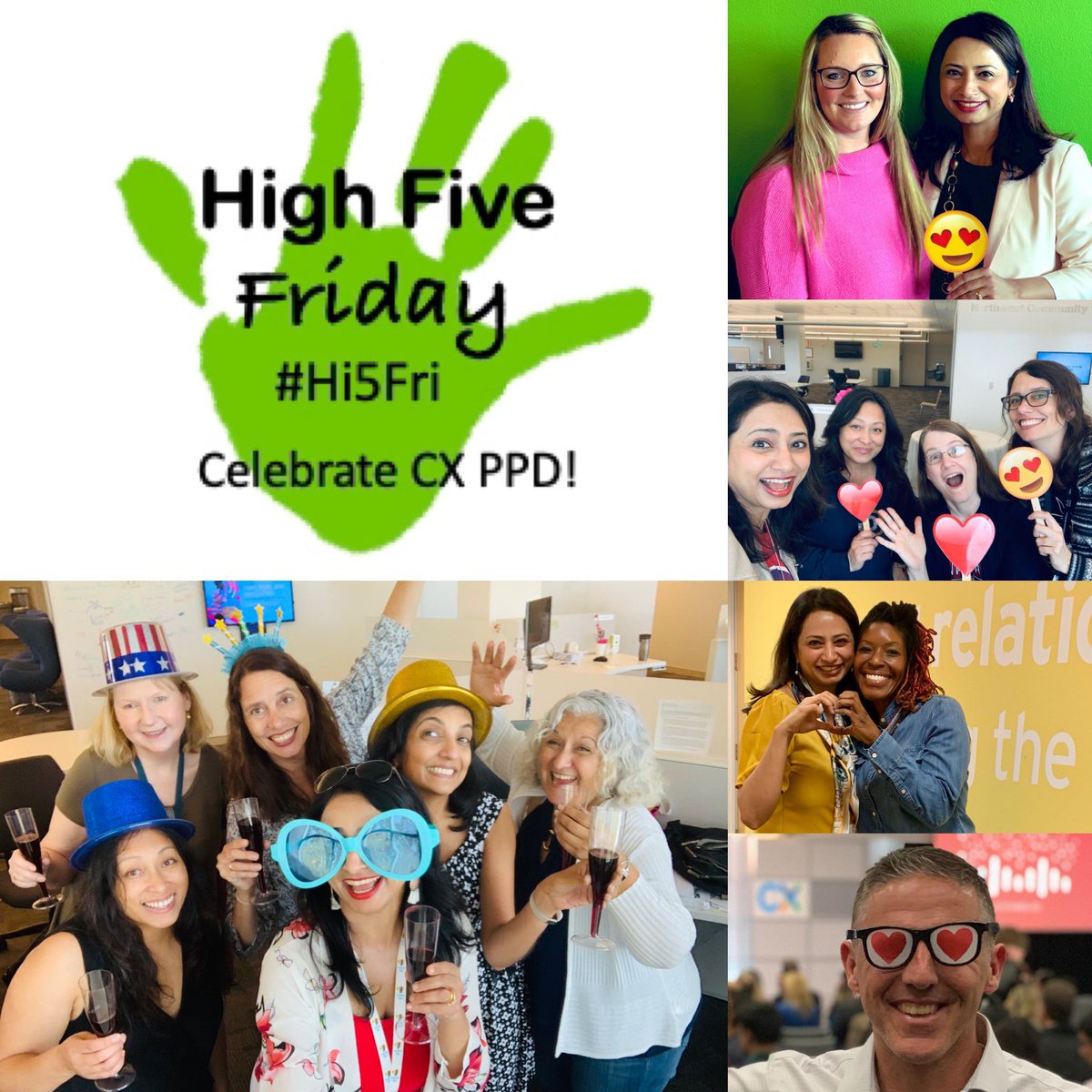 VarshaKanwar's tweet photo. โWhen the going gets tough, the tough get going.โ Another week of #TeamworkMakesTheDreamWork in action. #Hi5Fri ๐ cheers to this #DreamTeam. We are ready for action-packed 2 weeks of FY20 kickoff Workshop & #Cisco IMPACT. #WeAreCisco #CiscoCX #CXPPD #LoveWhereYouWork #FriYay https://t.co/BK3QprOXiM