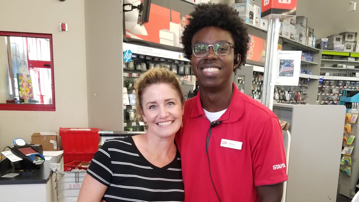 Always a pleasure to run into a former student!!❤