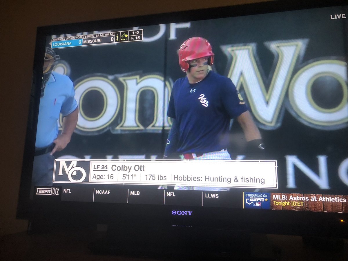 R7Activities's tweet photo. Awesome to see JHS represented tonight on ESPNU at the World Seeis
We’re proud of you boys!!
#bluejaynation https://t.co/tWqOplxsNz
