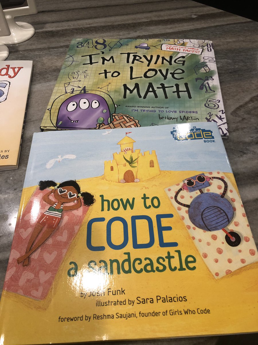 DiFraiaLauri's tweet photo. A HUGE thank you to @KUMA_LLC for some incredible classroom materials. Can’t wait to share these books about math, internet etiquette, and coding @joshfunkbooks with my 3rd graders. The @ipevo document cam will be a game changer! https://t.co/LKqVFKsmRT