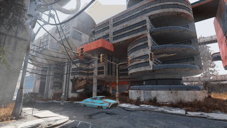 建築のクセが凄すぎる 富山県にあるブックオフがまるでゲームに出てくる悪の組織の研究所みたい Togetter