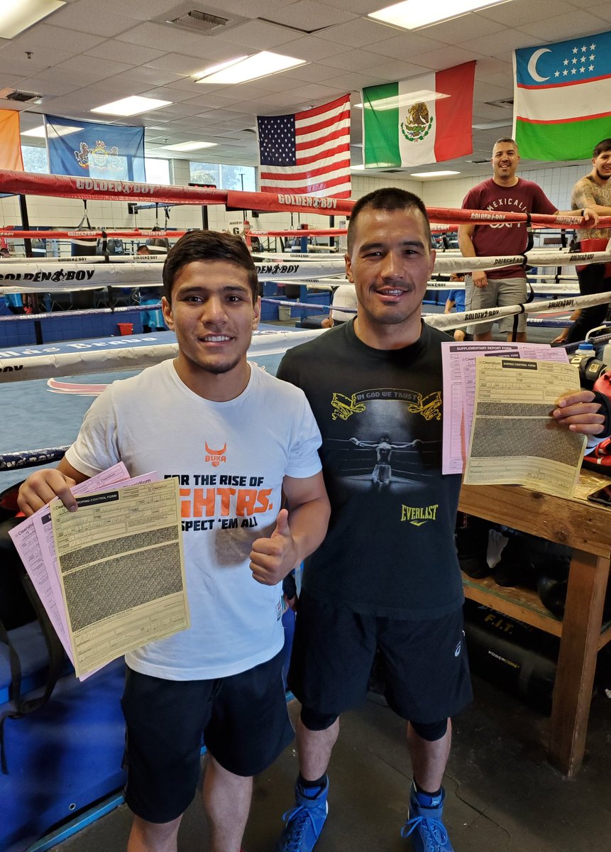 Both Fighters, MJ Akhmadaliev and Batyr Akhmedov rolled in #VADA testing, and been tested today ahead of their title fights vs Daniel Roman and Mario Barrios.
#cleanboxing