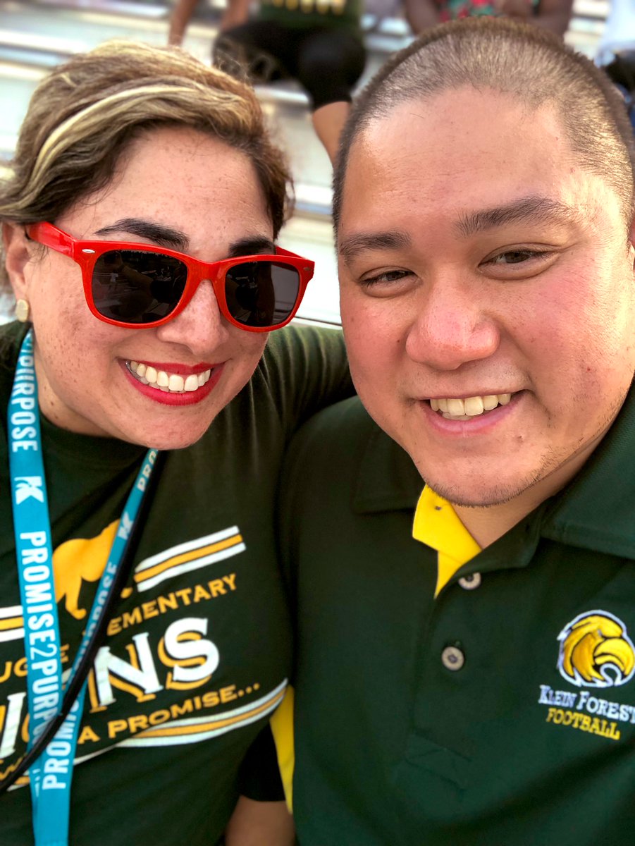 mrsla77's tweet photo. When @TheForestFB is playing down the street from our house, we show up and support. @CoachQuocLa was excited to see and cheer for his former players from @WunderlichKISD. #KFFS #KFBound #KleinFamily #FootballDateNight @McDougleKISD https://t.co/twgHGexuMr