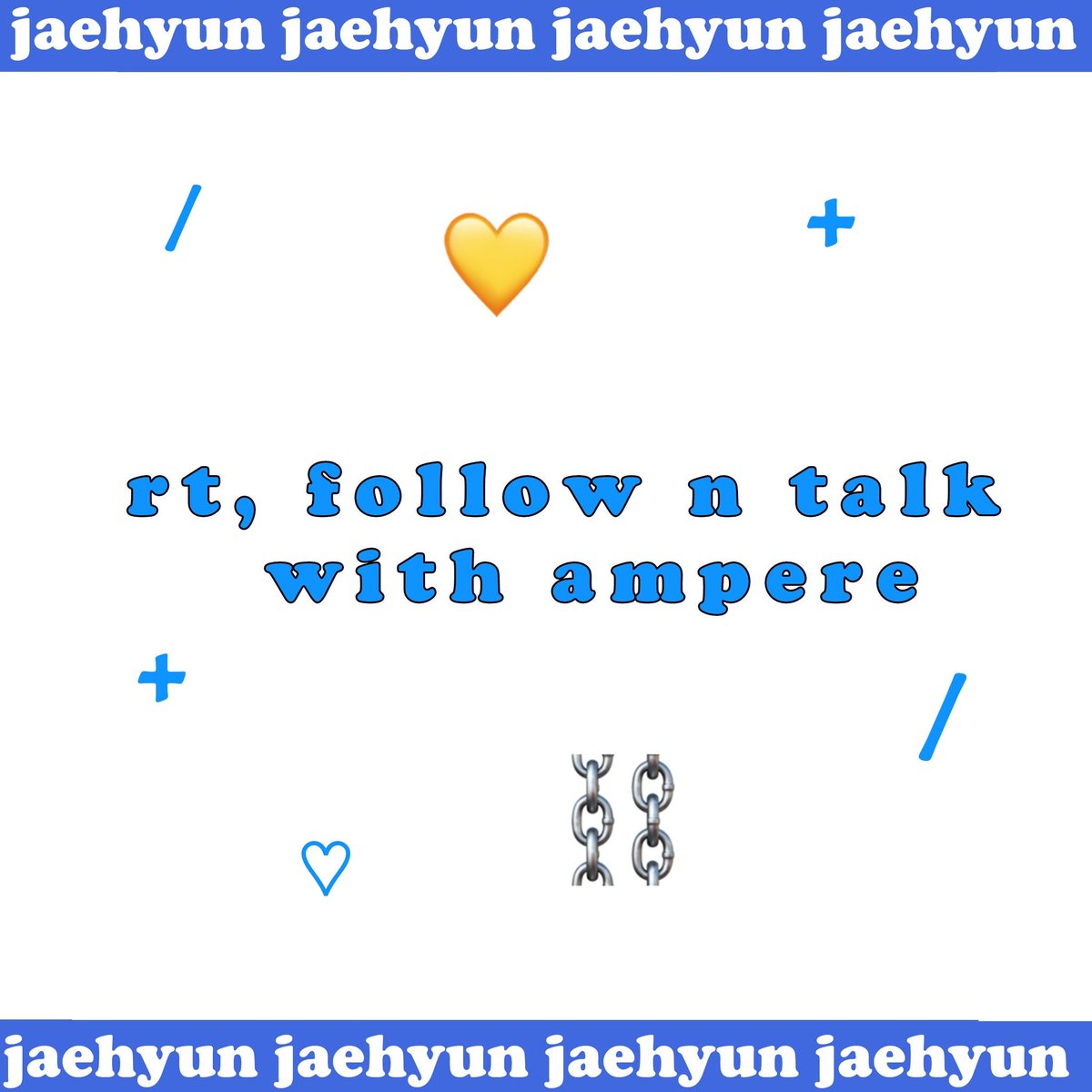 jaehyundenimx's tweet photo. 💛 สวัสดีครับ ผม แอมแปร์ เมจเจ้าแจฮยอน ʕ•ﻌ•ʔ 1997 วันนี้ผมจะมา
 " แลกฟอล &amp; ตามทัก "  ผมอยากสาน3kกับทุกคนเลยครับ รีบรีเลยแล้ว  ผมจะรีบไปคุยเป็นเพื่อนพี่น้องเป็นแฟนก็ได้ค้าบ ผมว่างเเท็กรูป เพลง เวลา ได้ตลอดเลยค้าบ 💛
/ / ยพท. rt ตามทักครับค่ะ https://t.co/DrohwERVuH