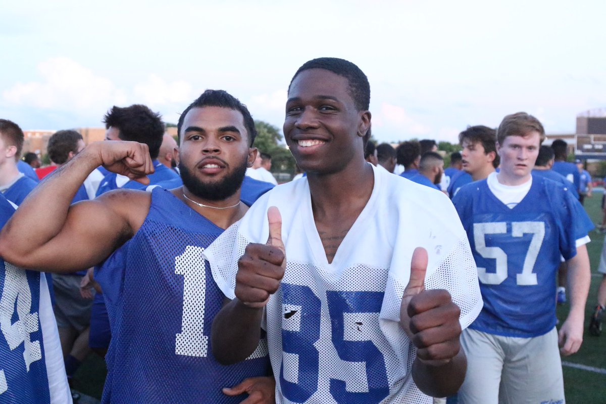 CUWFalcons's tweet photo. .@CUWFB’s 2019 season has officially started with the first training session in the books. #wesoartogether #championsattitude https://t.co/ce1vlgRb9j