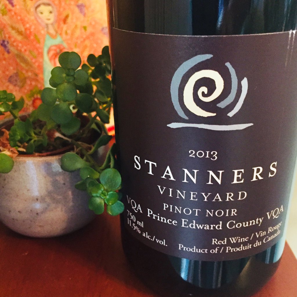 Cellar_Sisters's tweet photo. A tasty addition to dinner: the 2013 @StannersWines Pinot Noir has aged well. It paired easily with sausage filled peppers, grilled salmon and a few raindrops.
#stannersvineyard #pinotnoir #VQA #vqaontario #pecwines #princeedwardcounty #lovelocal https://t.co/uIGiqzhLre