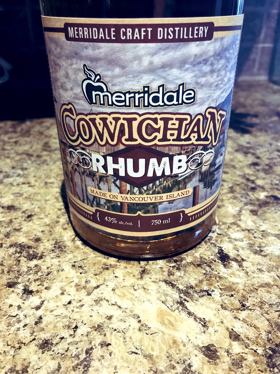 HollyMakow's tweet photo. Highly recommend this rum from #Merridale on #Vancouverisland. Cheers Friends π₯ @RyanMakow #NationalRumDay https://t.co/1AfbGHr4kX