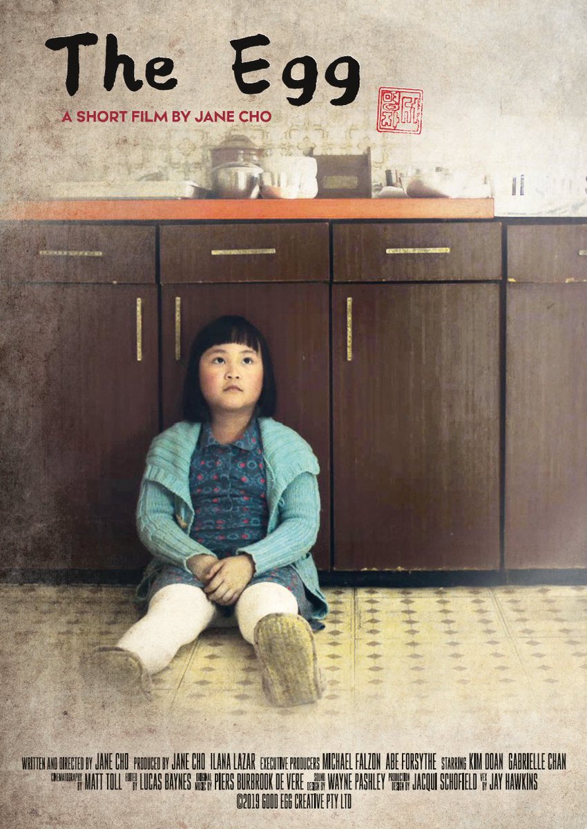 michaelfalzon's tweet photo. 🏆 #TheEggFilm, winner Best Australian Short Film at @MIFFofficial, screens again tomorrow 18 Aug as part of Best #MIFF shorts 🏆
. . .
TIX - https://t.co/TKJBzjQe92
TRAILER - https://t.co/YzI1MognyC
. . .
@JaneChoMusic/#JaneChoMovie
#MIFF2019
#GoodEggCreative https://t.co/slFrnKYCya