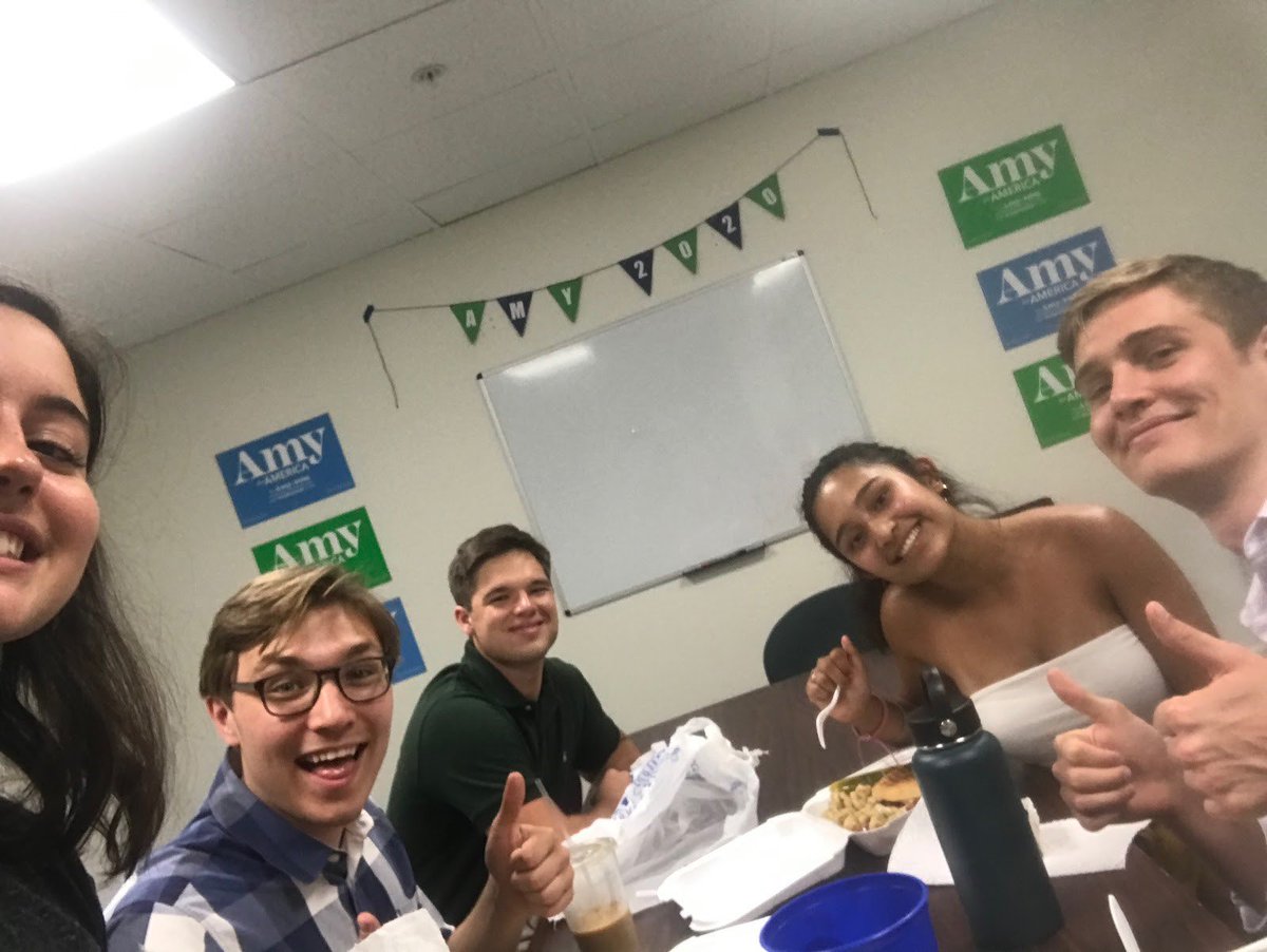TeamAmyNH's tweet photo. I’m so thankful to have met my fellow talented fellows! I look forward to employing you guys for MY future presidential campaign. It’s been a day NH! -@ShriyaShinde4
#TeamAmy #FellowTakeover https://t.co/gOXRSm3a96
