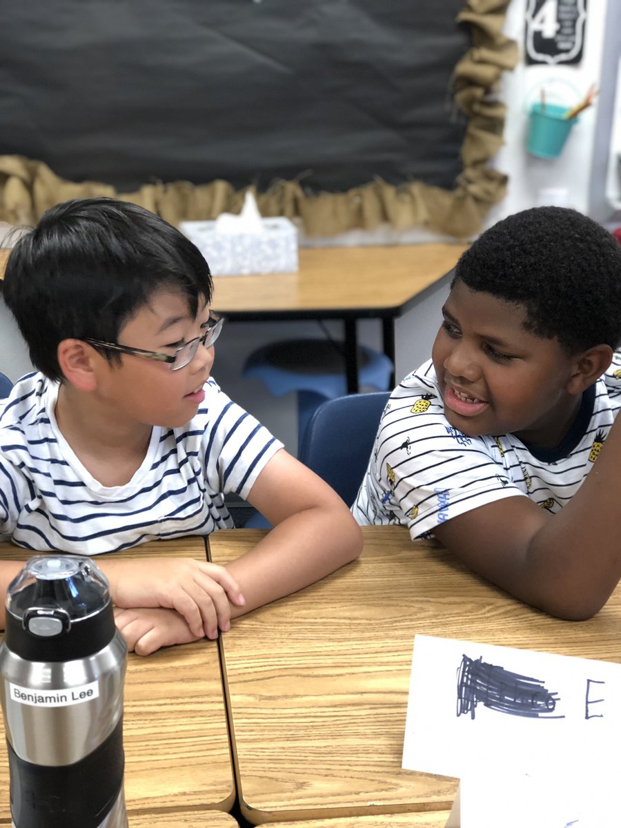 Working on how our 👥“turn and talk”🗣 expectations! #listenerspeaker #bearshine #everyonehasavoice