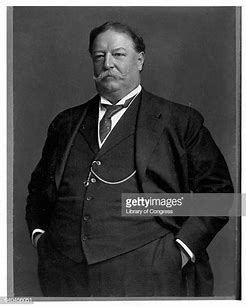 Resist1948's tweet photo. OK, so who wears it better, the fat, I mean?  Taft or Trump.  I will say one thing, right off the bat, Taft was a far better looking man than #FrumpTrump. . .don't you agree? https://t.co/7ifRbihR8H