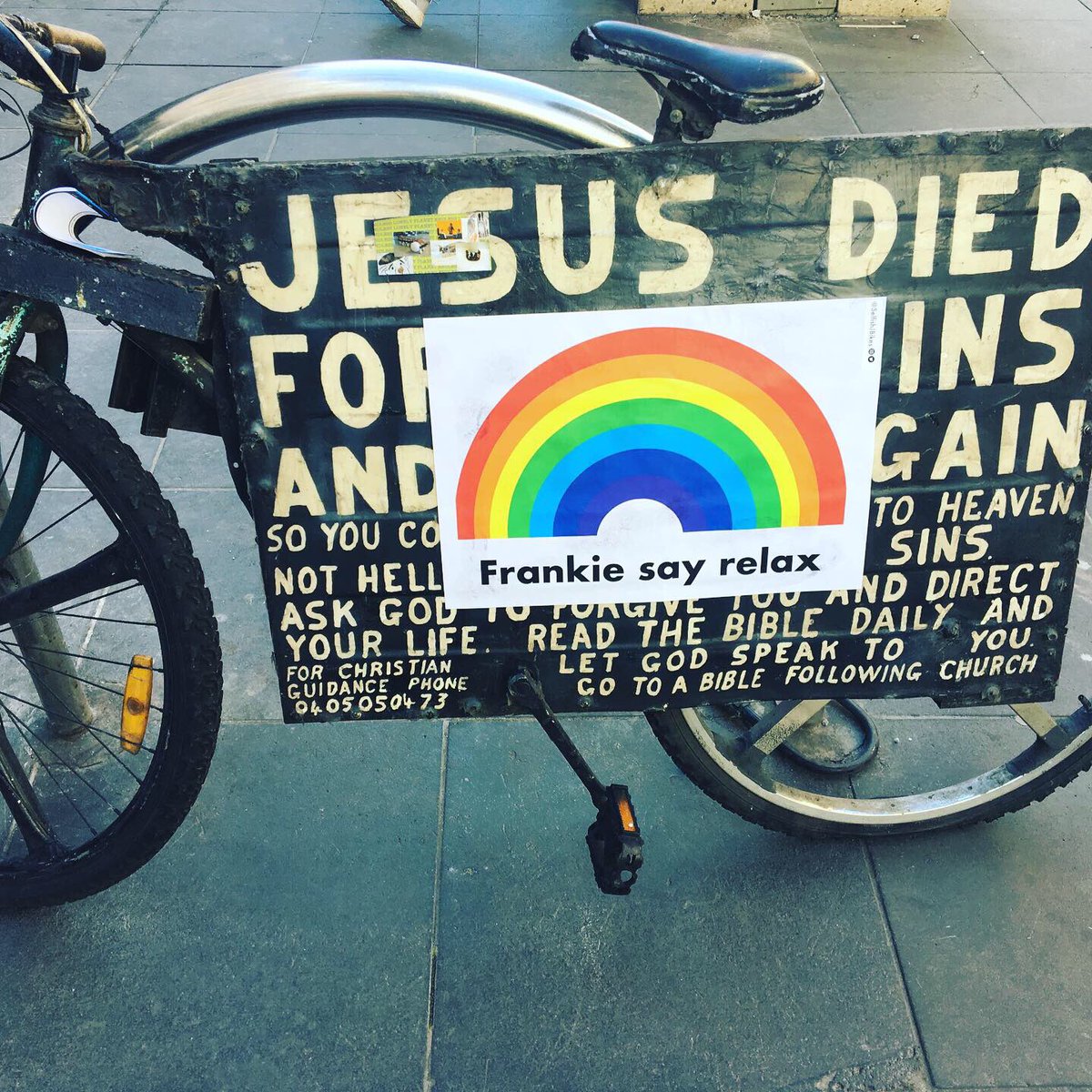 Selfish Jesus Bikes tweet media